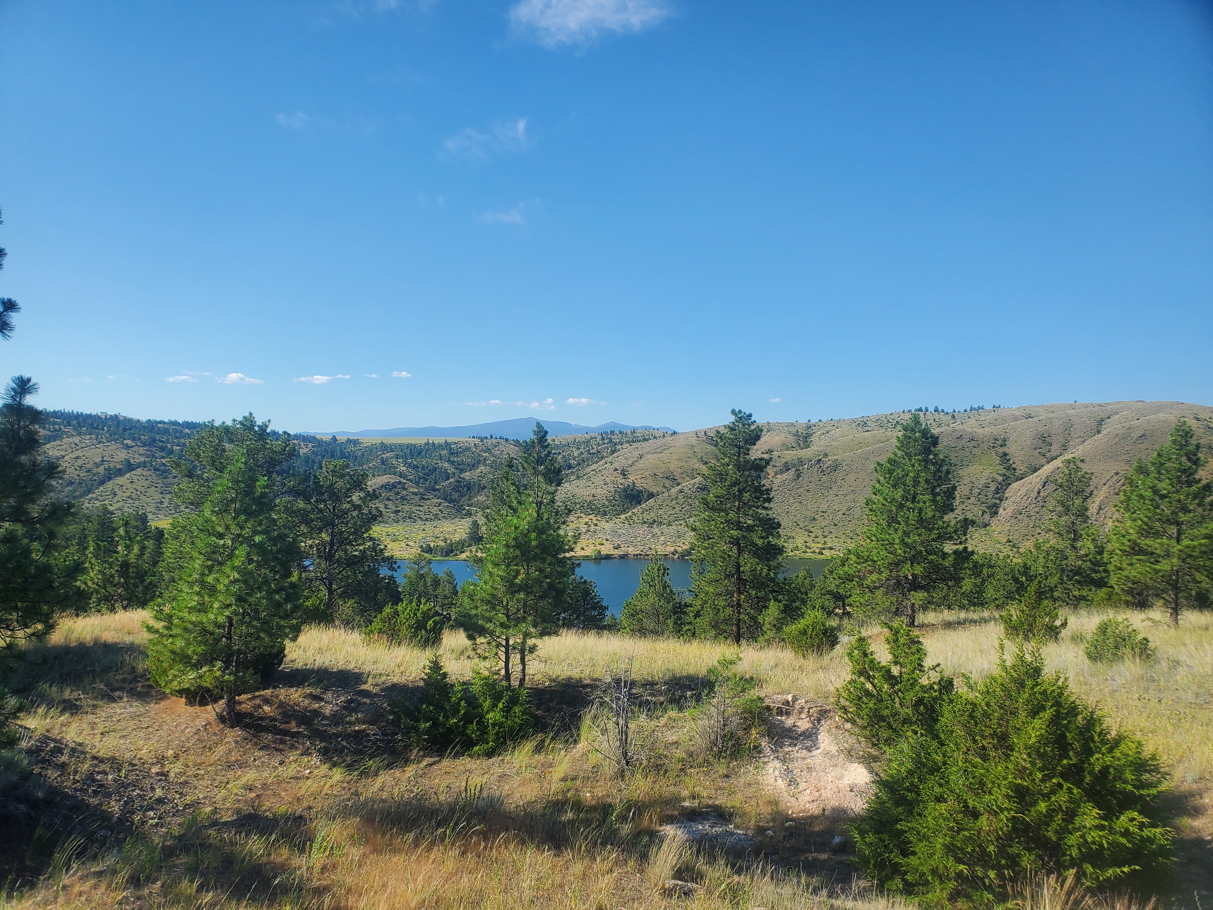 Montana landscape from mining claim
