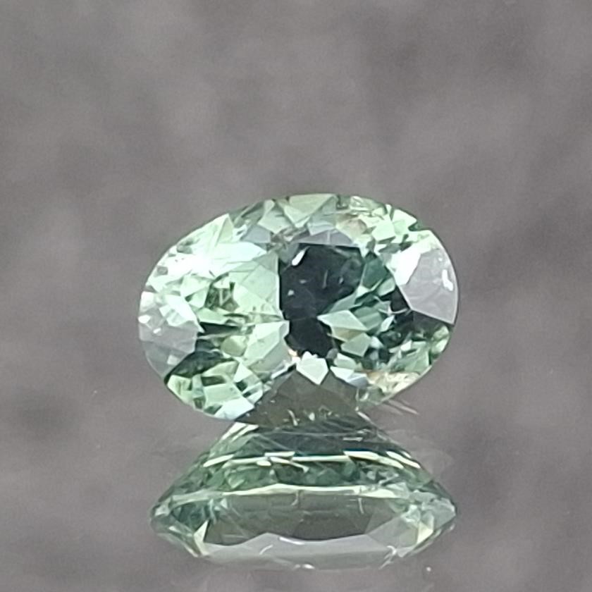 0.985 ct. Bluish Green Oval Montana Sapphire