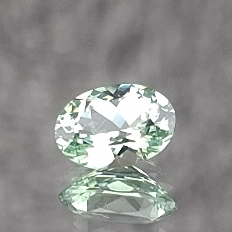0.935 ct. Greenish Yellow Oval Montana Sapphire