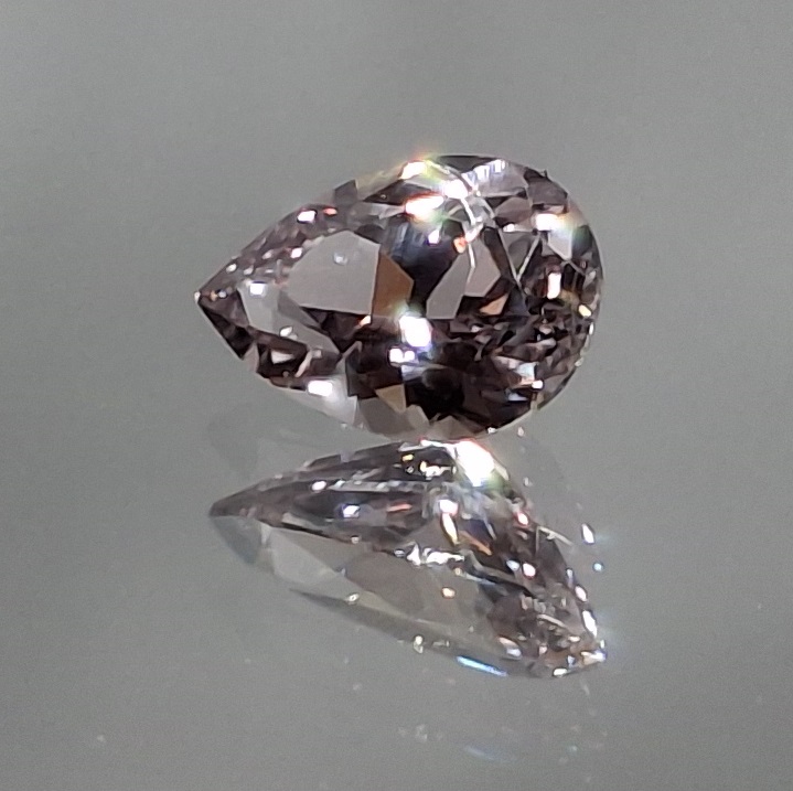 0.435 ct. Purple Red Pear Montana Sapphire