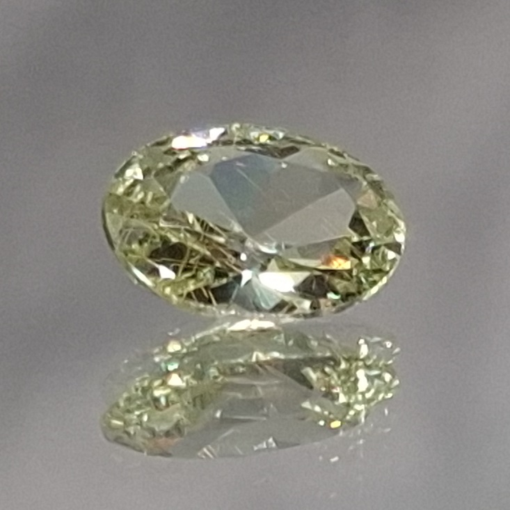 1.240 ct. Yellow Oval Montana Sapphire
