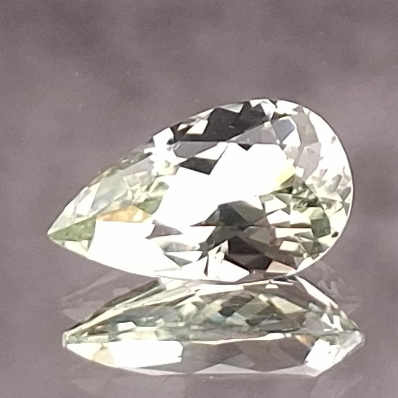 2.095 ct. Yellow Pear Montana Sapphire